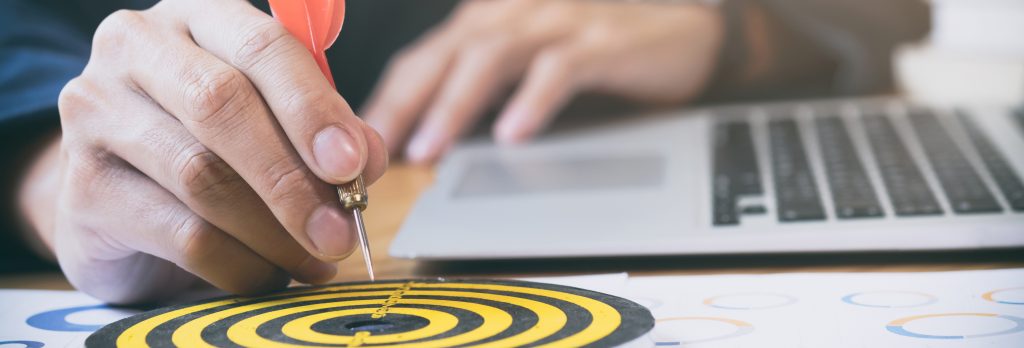 Business strategy success target goals.